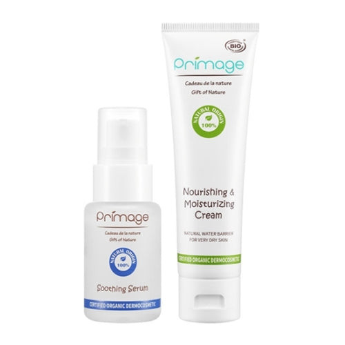 Primage Organic Serum& High-Moisture Cream-Piece Set