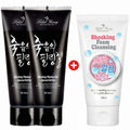 Label Young Shocking Death Peeling Gel & Shocking Foam Cleansing 3-Piece Set
