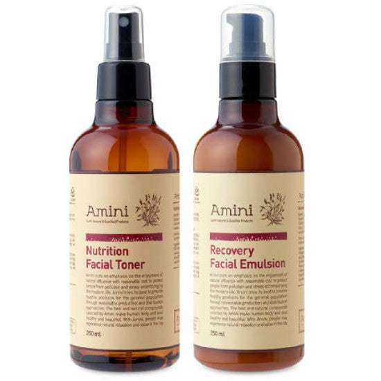 Aminiti Nutrition & Recovery Facial Skincare Set (Toner 250ml, Emulsion 250ml)