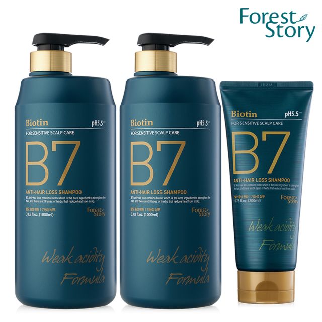 Forest Story B7 Anti Hair Loss Shampoo Value Set