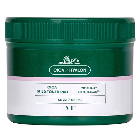 VT Cosmetics Cica Mild Toner Pad (60 Pads)