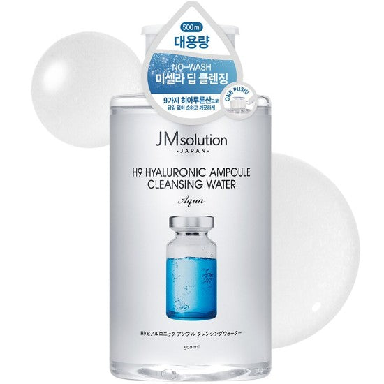 JM Solution H9 Hyaluronic Ampoule Aqua Cleansing Water