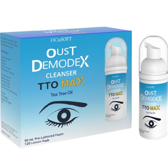 OcuSoft Oust Demodex TTO MAX Cleanser 50ml