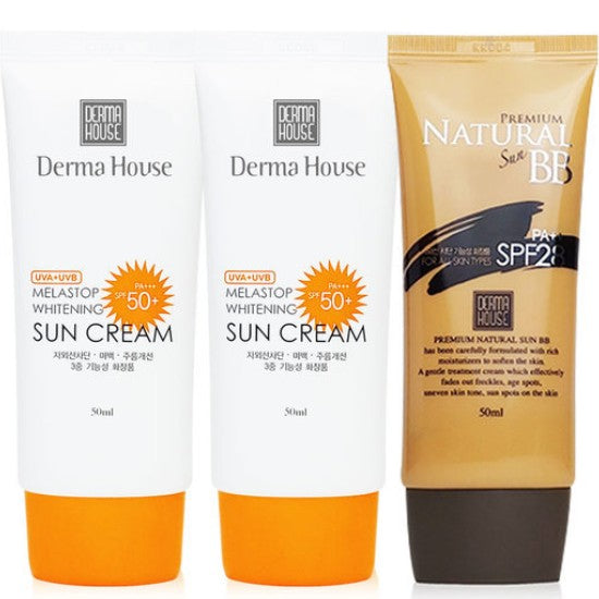 Dermahouse Melastop Whitening Sun Cream 3 Piece Set