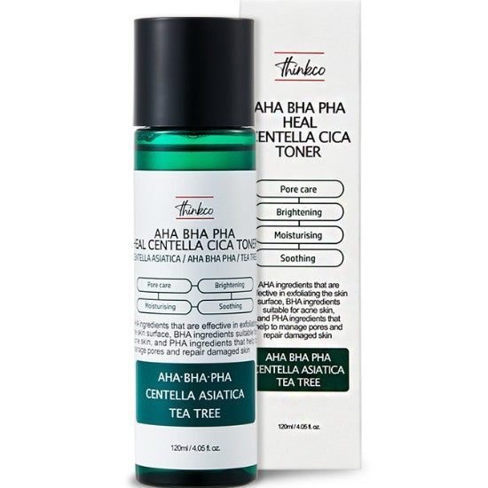 Tingko AHA BHA PHA Heal Centella Cica Toner 120ml