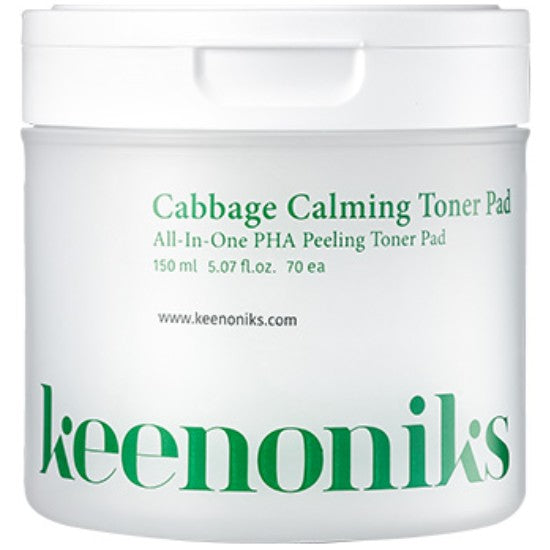 KinoNics Cabbage Soothing Toner Pads (70 Sheets / 150ml)