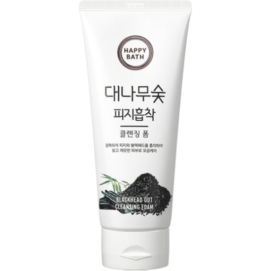 Happy Bath Bamboo Charcoal Sebum Adsorption Cleansing Foam 200g