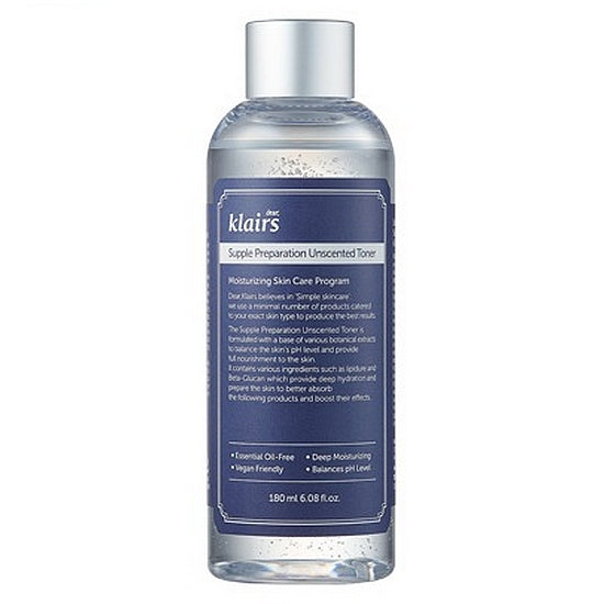 Dear, Klairs Supple Preparation Unscented Toner 180ml