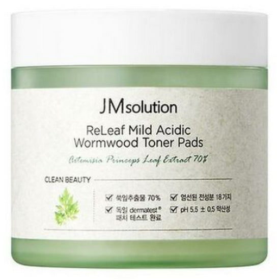JM Solution Relief Weak Acid Mugwort Toner Pad (70 Sheets)