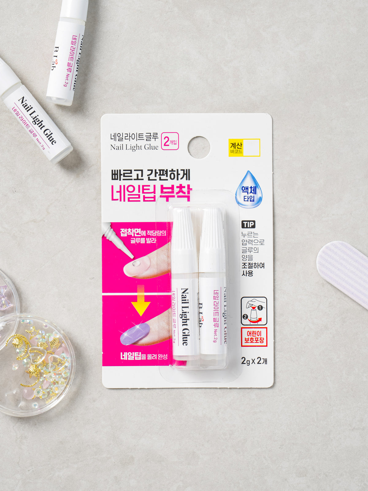 Nail Light Glue 2g (2-Pack)