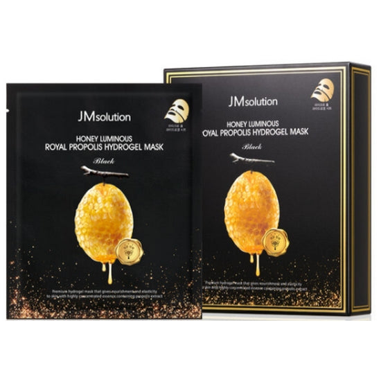 JM Solution Honey Luminous Royal Propolis Hydrogel Mask Black (1 Sheet)
