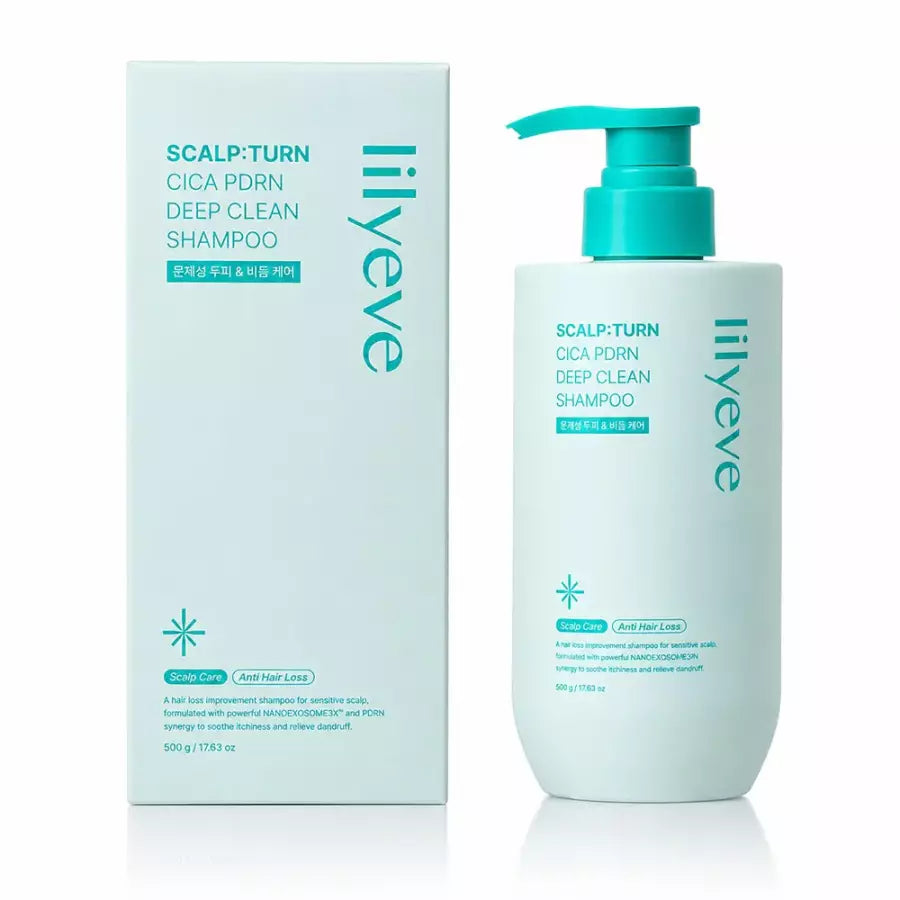 Relliebe Scalpton Cica PDRN Deep Clean Hair Loss Relief Shampoo 500g