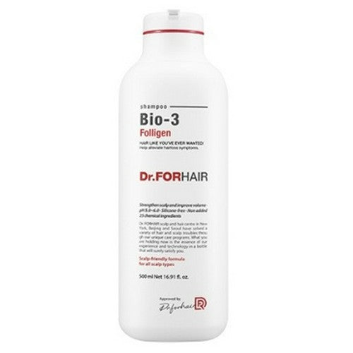 Dr.FORHAIR Folligen Bio-3 Hair Loss Relief Shampoo 500ml