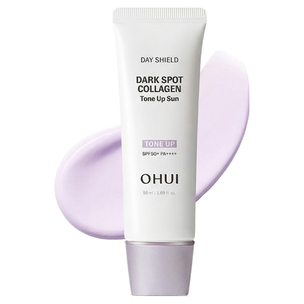 O HUI Day Shield Dark Spot Collagen Tone-Up Sun Cream SPF50+ PA++++