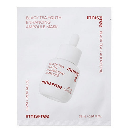 Innisfree NEW Black Tea Youth Enhancing Ampoule Mask 25ml