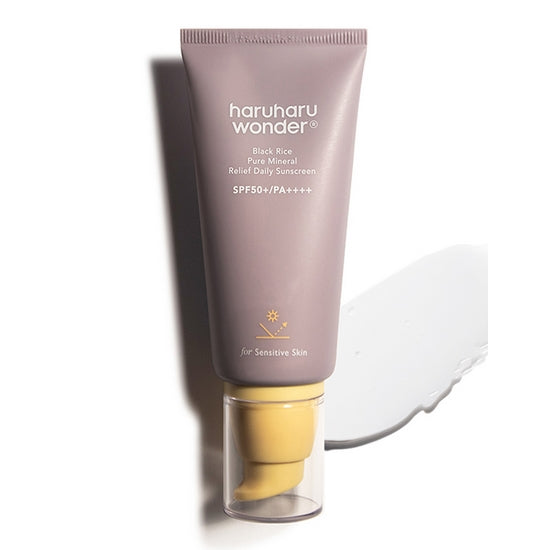 Haruharu Wonder Black Rice Pure Mineral Relief Vegan Daily Sunscreen SPF50+ PA++++ 50ml