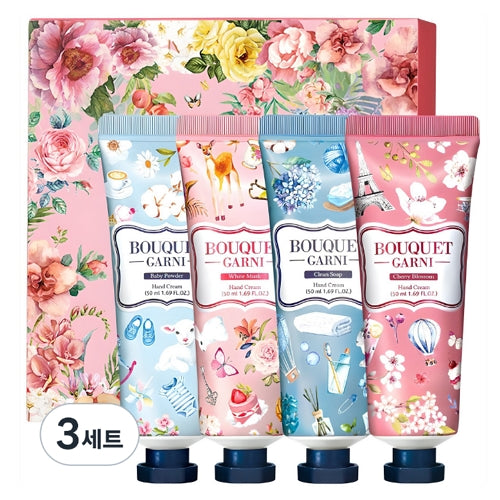 Bouquet Garni Scented Hand Cream 4-Type Set (4x50ml)