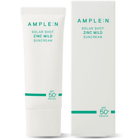 Ample:N Solar Shot Zinc Mild Sunscreen SPF50+ PA++++ 40ml