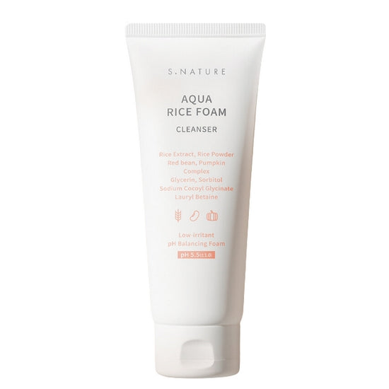 S.Nature Aqua Rice Low pH Cleansing Foam 160ml