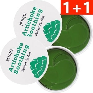 Petitfee Artichoke Soothing Hydrogel Eye Patch, 60ea / 30 Pairs (90g)