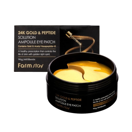 Farm Stay 24K Gold Peptide Solution Ampoule Eye Patch