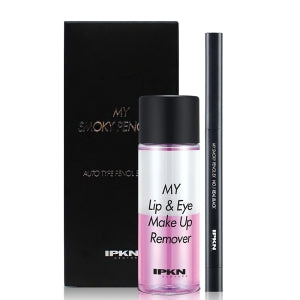IPKN My Smoky Pencil Eyeliner & Lip & Eye Remover Set (30ml)