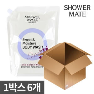 Showermate Sweet Body Wash Refill - 6 x 2L Bulk Pack (12L Total)