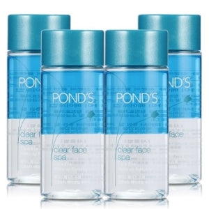 Pond's Low-Irritation Spa Lip & Eye Remover | Deep Cleansing Waterproof Makeup Cleanser (4x120ml)