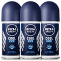 NIVEA MEN Deodorant Roll-On Cool Kick 50ml (3-Pack)