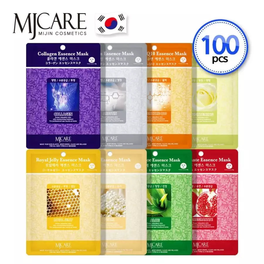 MJ Care Essence Mask Pack (100 Sheets)