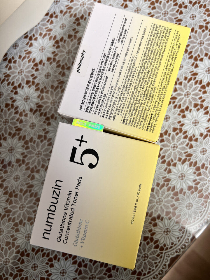 Numbuzin No.5 Glutathione C Blemish Film Pad 70ea
