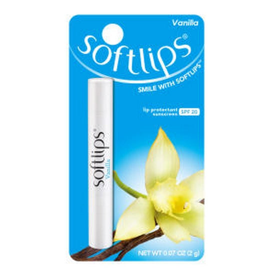 Mentholatum Softlips French Vanilla Lip Balm 2g