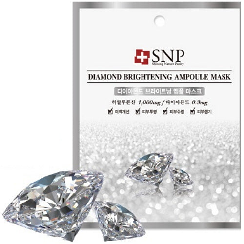 SNP Diamond Brightening Ampoule Mask Sheet 25ml