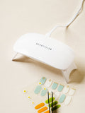 Portable 6-Bulb UV LED Gel Nail Curing Lamp - USB Powered