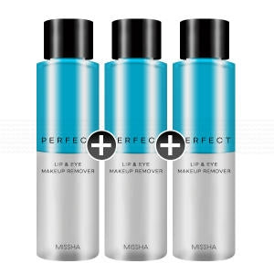 Missha Perfect Lip & Eye Makeup Remover Duo Set (2 x 155ml)