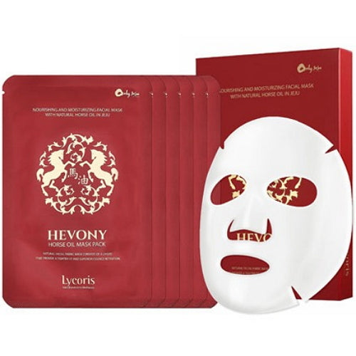 Licorice Heboni Brightening Jeju Horse Oil Mask Sheet 20ml