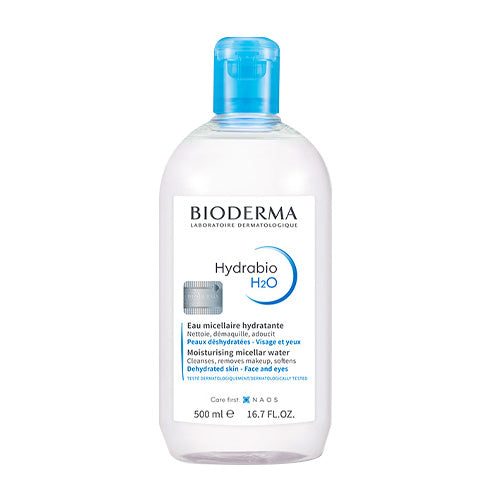 Bioderma Hydrabio H2O Moisturizing Micellar Water for Dehydrated Skin 500ml