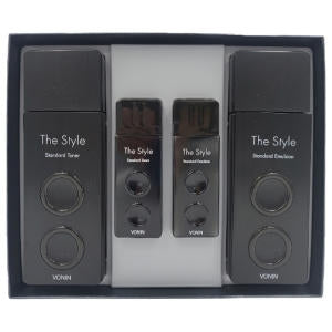Bonin The Style Standard Men's Oily Skin Toner & Emulsion 2-Piece Set (135ml Each)
