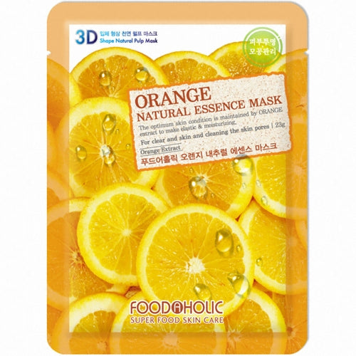 Foodaholic Orange Natural Essence Mask Sheet 23g