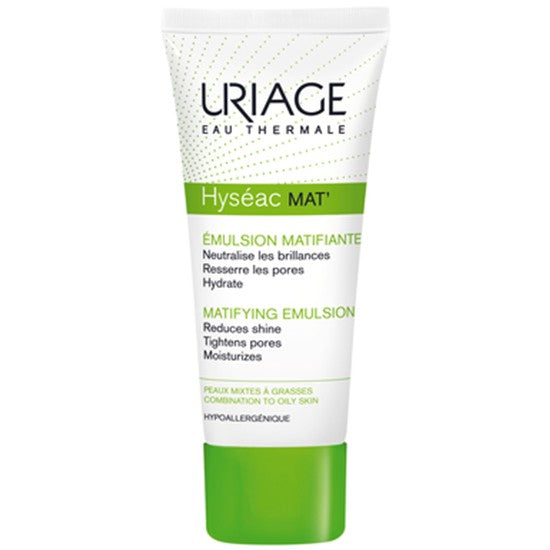 Uriage Hyséac Mat' Mattifying Sebum-Regulating Emulsion 40ml