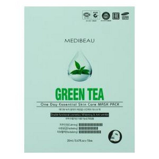 Medibeau Essential Green Tea Skincare Sheet Mask (1 Sheet / 25ml)