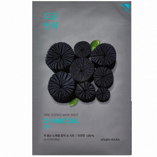 Holika Holika Pure Essence Real Charcoal Mask Sheet 20ml