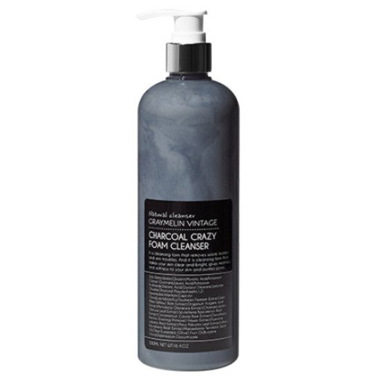 Graymelin Charcoal Crazy Foam Cleanser 500ml