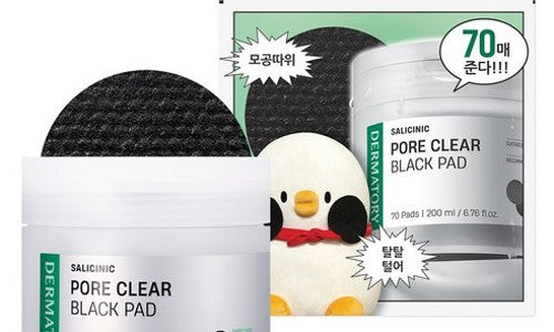 Dermatory Salicylic Pore Clear Black Pad 70 Sheets