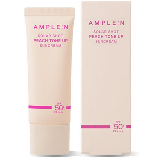 Ample:N Solar Shot Peach Tone-Up Sunscreen 40ml