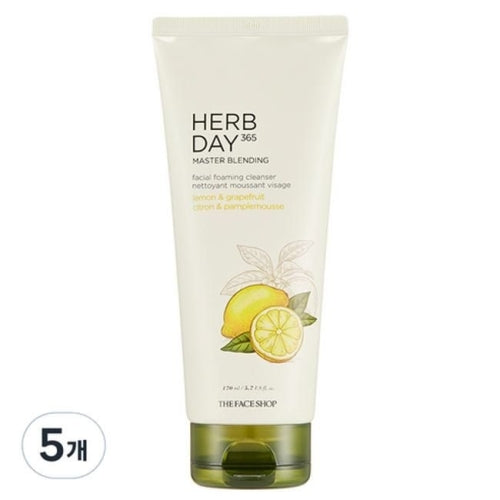 The Face Shop Herb Day 365 Cleansing Foam Lemon & Grapefruit 170ml