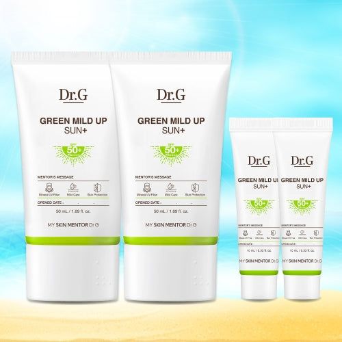 Dr.G Green Mild Up Sun Plus 50ml x 2 & 10ml x 2