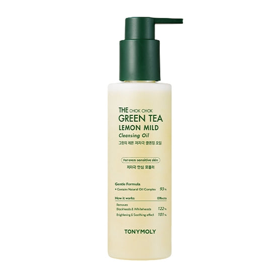 TONYMOLY The Chok Chok Green Tea Lemon Mild Cleansing Oil 200ml