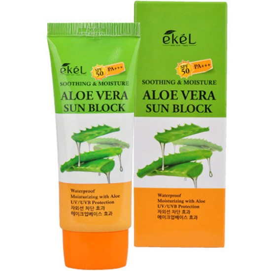IKEL Soothing & Moisture Aloe Vera Sun Block SPF50 70ml