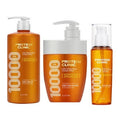Elastine Protein Clinic High Nutrition Shampoo 1000ml, Treatment 700ml & Hair Serum 95ml Set